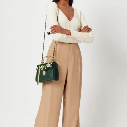 Mayfair® Embroidered Bird of Paradise Midi Crossbody Bag