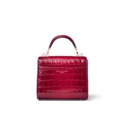 Mayfair® Mini Croc-Embossed Top Handle Bag