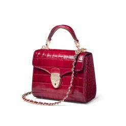 Mayfair® Mini Croc-Embossed Top Handle Bag