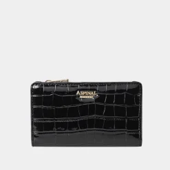 Mayfair® Patent-Croc Coin & Cardholder
