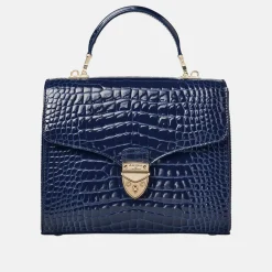 Mayfair® Patent-Croc Crossbody Bag