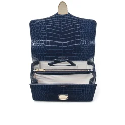 Mayfair® Patent-Croc Crossbody Bag
