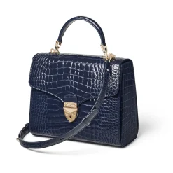 Mayfair® Patent-Croc Crossbody Bag