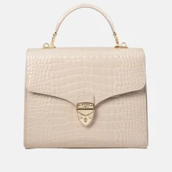 Mayfair® Patent-Croc Crossbody Bag