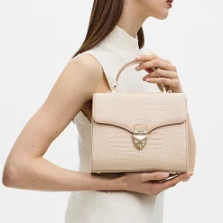 Mayfair® Patent-Croc Crossbody Bag