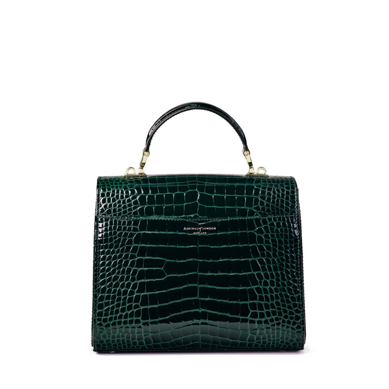 Mayfair® Patent-Croc Crossbody Bag