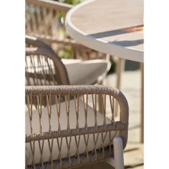 McKinney Dining Parasol Set & Cover Beige