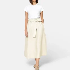 Meg Linen Flared Skirt