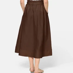Meg Linen Flared Skirt