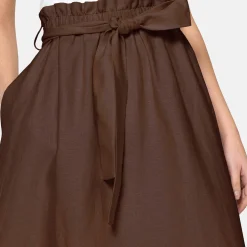 Meg Linen Flared Skirt