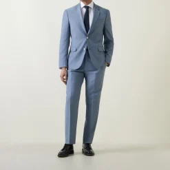 Melwin Pin Dot Suit Trousers