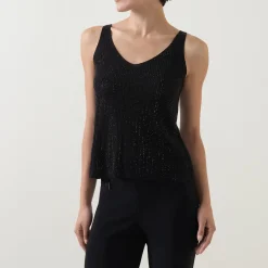 Metallic Knit Cami