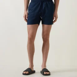 Metallic Logo Drawstring Shorts