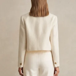 Mia Double-Breasted Cropped Blazer
