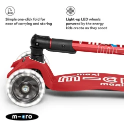 Micro LED Foldable Scooter