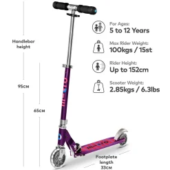 Micro LED Sprite Scooter