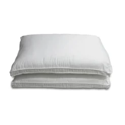 Microfibre Embossed Check Walled Pillow Pair