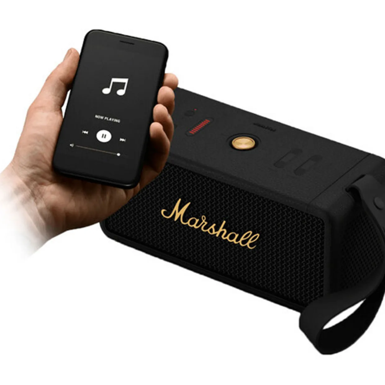 Middleton Speaker Black & Brass
