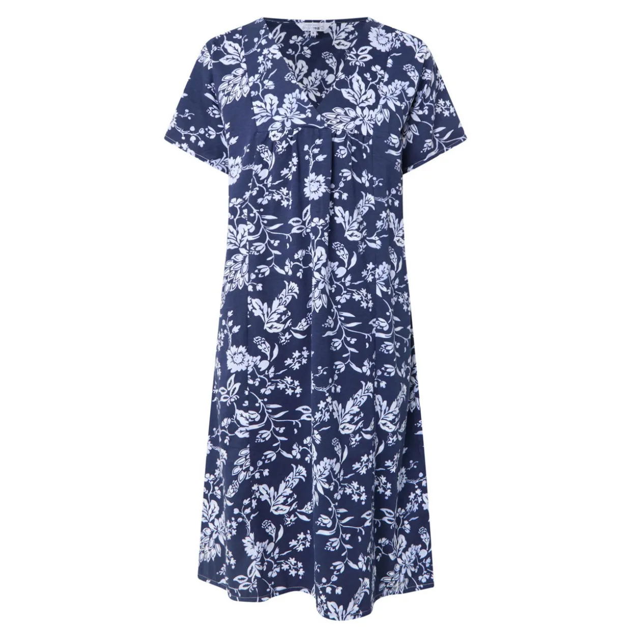 Midnight Fern Fleece Night Dress