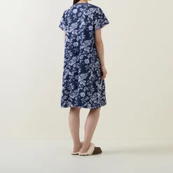 Midnight Fern Fleece Night Dress