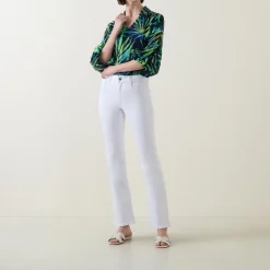 Mid-Rise Flared Jeans