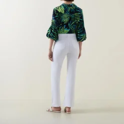 Mid-Rise Flared Jeans
