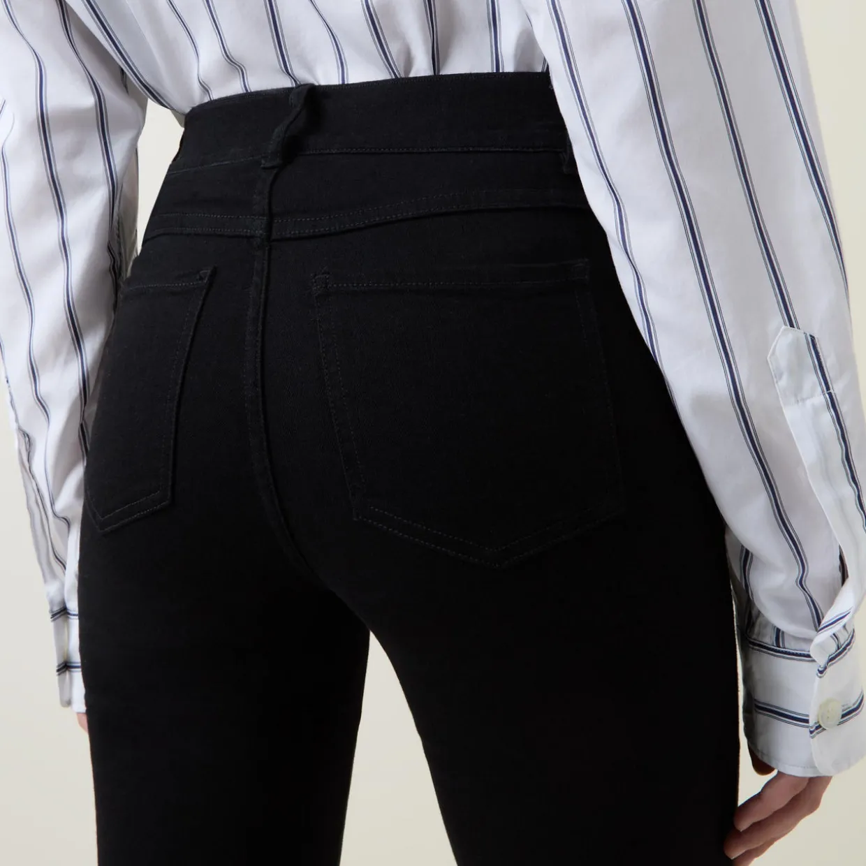 Mid-Rise Flared Jeans