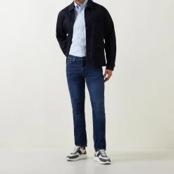 Mid-Rise Slim-Fit Jeans