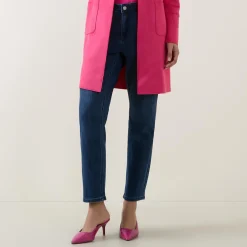 Mid-Rise Straight Jeans