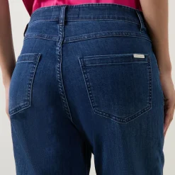 Mid-Rise Straight Jeans