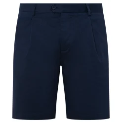 Mid-Rise Straight Leg Shorts