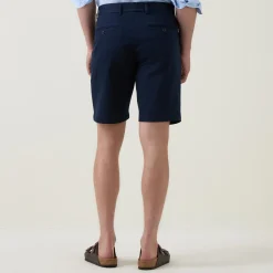 Mid-Rise Straight Leg Shorts