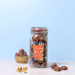 Milk Chocolate Covered Honeycomb Jar