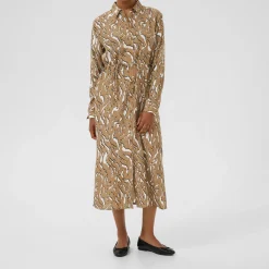 Mille Animal Print Shirt Dress