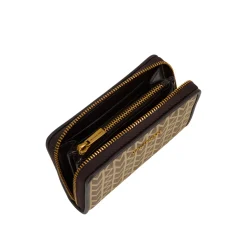 MK Logo Zip Around Wallet