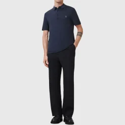 Mode Logo Knit Polo Shirt