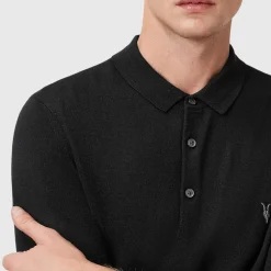 Mode Logo Knitted Polo Shirt