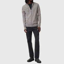 Mode Ramskull Zip Drawstring Hoodie