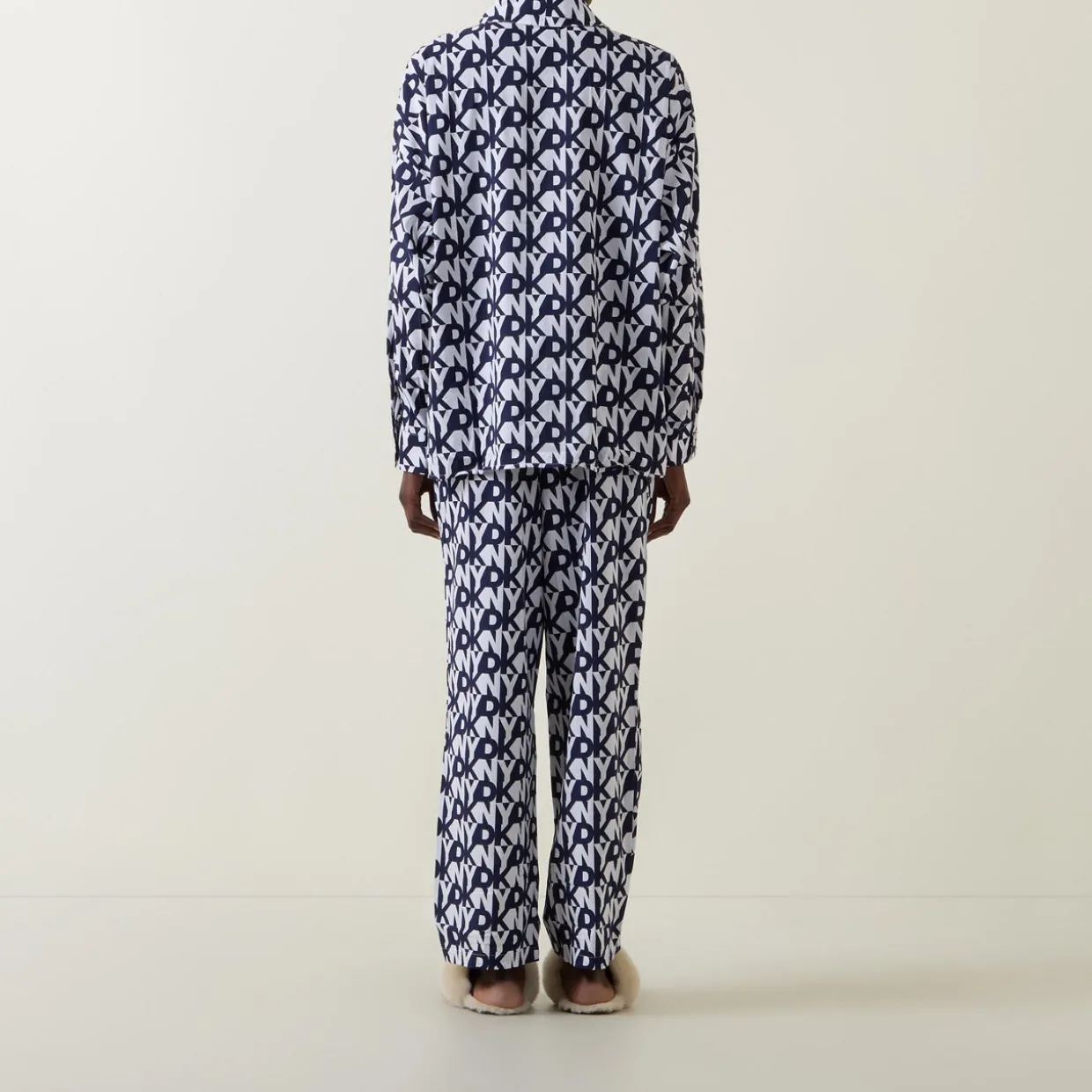 Monogram Logo Print Pyjama Set