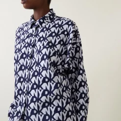 Monogram Logo Print Pyjama Set