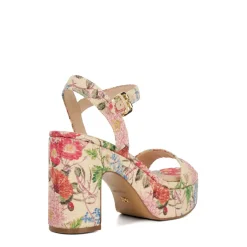 Monotone Block Heel Sandal