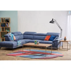 Montero 5-Seater RHF Corner Sofa Navy