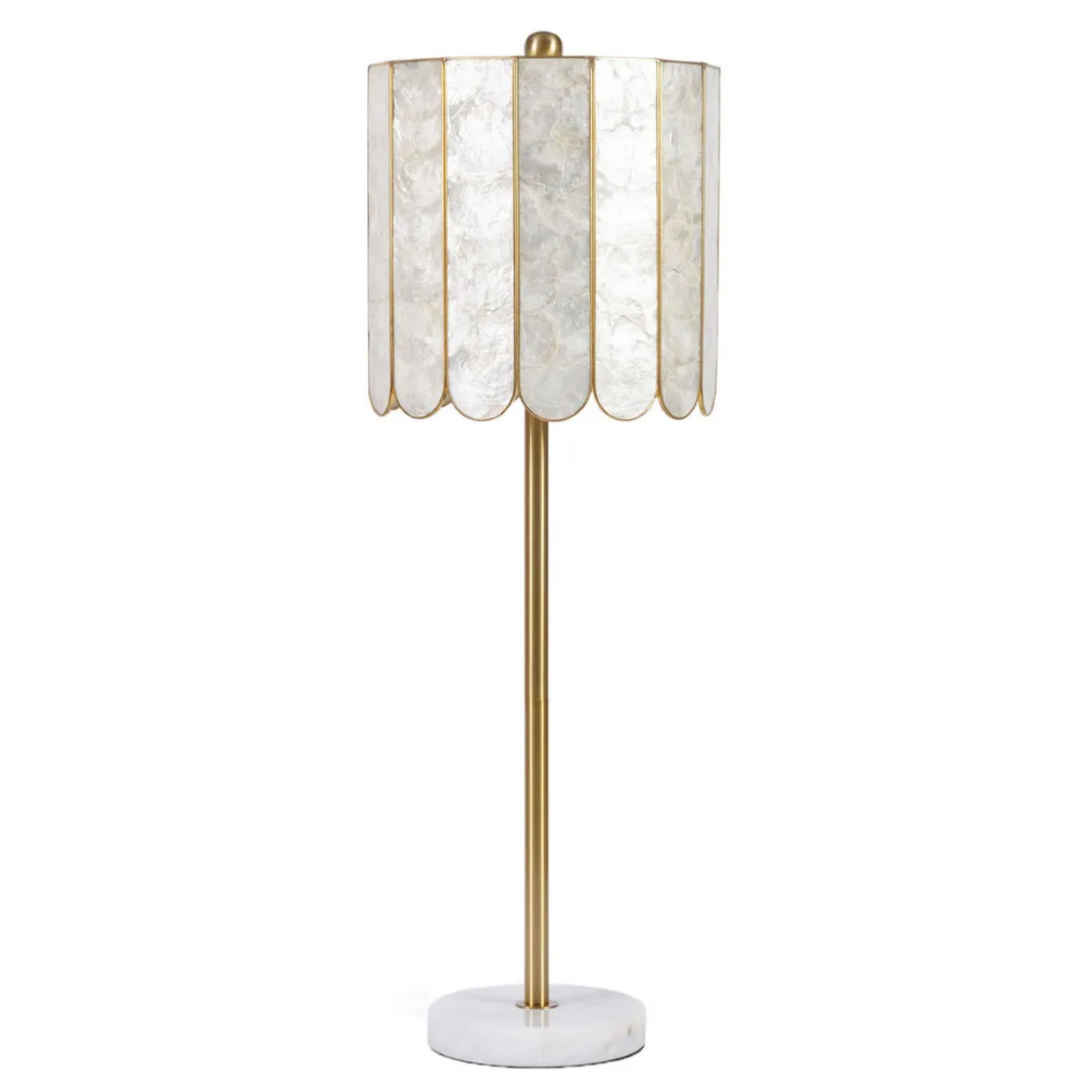 Mother of Pearl Style Buffet Table Lamp