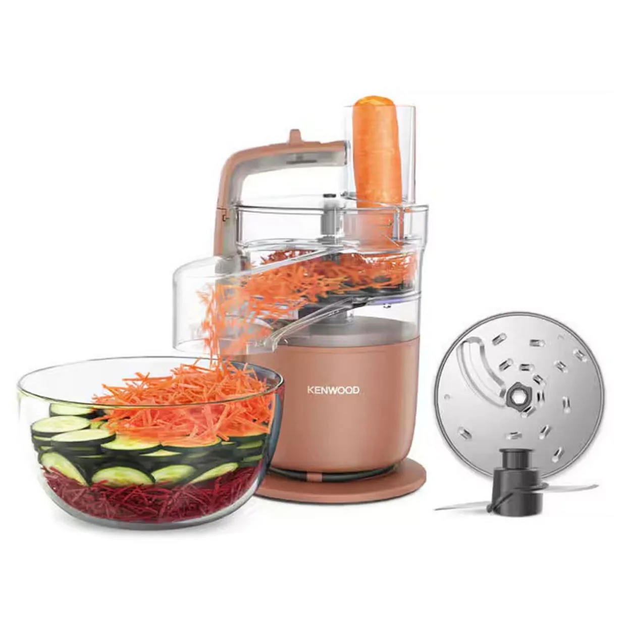 MultiPro Go Food Processor Clay Red