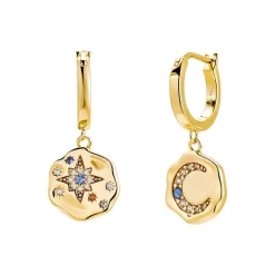 My Sun, Moon & Stars Drop Earrings