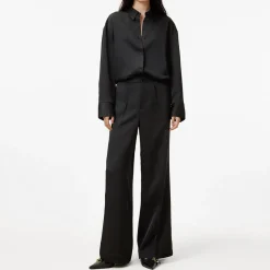 Myrtle Mid-Rise Wide-Leg Trousers