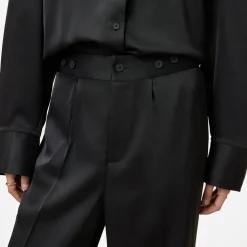 Myrtle Mid-Rise Wide-Leg Trousers