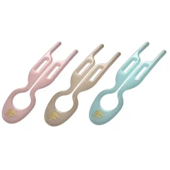 N°1 Hairpin Miami Collection - Seashell Pink, Soft Beige and Tantalizing Blue