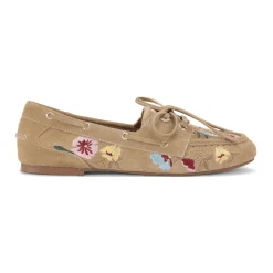 Nani Floral Embroidered Suede Loafers