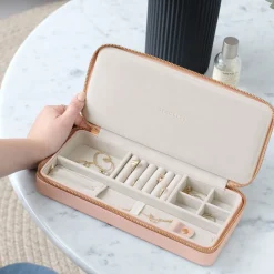 Necklace Zipped Travel Jewellery Box